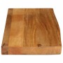 Massivholz-Tischplatte mit natürlicher Kante aus Mangoholz, 70x40x2,5 cm. von , Tischplatten - Ref: Foro24-370537, Preis: 60,...