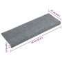 Felpudos autoadhesivos para escaleras, 15 unidades, 65 x 21 x 4