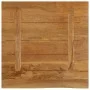 Solid mango wood natural edge table top 80x80x2.5 cm by , Table tops - Ref: Foro24-370554, Price: 103,91 €, Discount: %