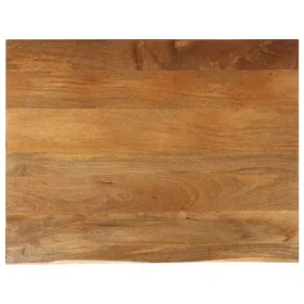 Solid mango wood natural edge table top 100x80x2.5 cm by , Table tops - Ref: Foro24-370556, Price: 101,52 €, Discount: %