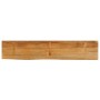 Massivholz-Tischplatte mit natürlicher Kante aus Mangoholz 160x20x3,8 cm. von , Tischplatten - Ref: Foro24-370568, Preis: 64,...