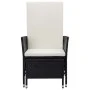2-piece garden furniture set and black synthetic rattan cushions by vidaXL, Garden sets - Ref: Foro24-310231, Price: 108,23 €...