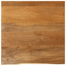 Solid mango wood natural edge table top 40x40x3.8 cm by , Table tops - Ref: Foro24-370582, Price: 28,69 €, Discount: %