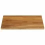 Solid mango wood natural edge table top 40x40x3.8 cm by , Table tops - Ref: Foro24-370582, Price: 28,69 €, Discount: %