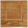 Solid mango wood natural edge table top 40x40x3.8 cm by , Table tops - Ref: Foro24-370582, Price: 28,69 €, Discount: %