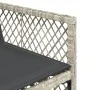 Garden dining set with 13 pieces, light gray synthetic rattan and cushions. by , Garden sets - Ref: Foro24-3210863, Price: 91...