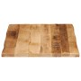 Massivholz-Tischplatte mit natürlicher Kante aus Mangoholz 70x60x2,5 cm von , Tischplatten - Ref: Foro24-370667, Preis: 56,19...
