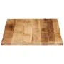 Solid mango wood natural edge table top 70x60x2.5 cm by , Table tops - Ref: Foro24-370667, Price: 52,70 €, Discount: %
