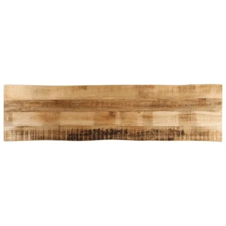 Solid mango wood natural edge table top 180x40x2.5 cm by , Table tops - Ref: Foro24-370665, Price: 269,07 €, Discount: %