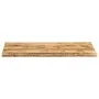 Massivholz-Tischplatte mit natürlicher Kante aus Mangoholz 140x60x2,5 cm von , Tischplatten - Ref: Foro24-370673, Preis: 162,...
