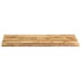 Massivholz-Tischplatte mit natürlicher Kante aus Mangoholz 140x60x2,5 cm von , Tischplatten - Ref: Foro24-370673, Preis: 118,...