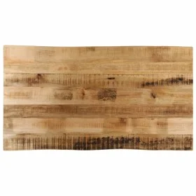Solid mango wood natural edge table top 110x60x2.5 cm by , Table tops - Ref: Foro24-370671, Price: 97,27 €, Discount: %
