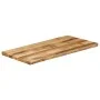 Tablero de mesa borde natural madera maciza mango 110x60x2,5 cm de , Tableros para mesas - Ref: Foro24-370671, Precio: 97,27 ...