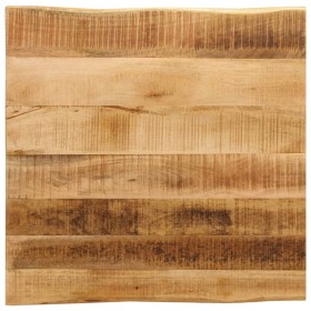 Solid mango wood natural edge table top 40x40x3.8 cm by , Table tops - Ref: Foro24-370678, Price: 37,53 €, Discount: %