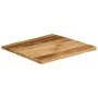 Solid mango wood natural edge table top 40x40x3.8 cm by , Table tops - Ref: Foro24-370678, Price: 36,72 €, Discount: %