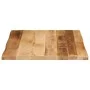 Solid mango wood natural edge table top 40x40x3.8 cm by , Table tops - Ref: Foro24-370678, Price: 36,72 €, Discount: %