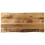 Massivholz-Tischplatte mit natürlicher Kante aus Mangoholz 100x40x3,8 cm. von , Tischplatten - Ref: Foro24-370684, Preis: 80,...