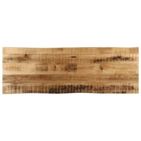 Solid mango wood natural edge table top 120x40x3.8 cm by , Table tops - Ref: Foro24-370686, Price: 92,73 €, Discount: %