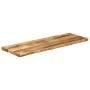 Tablero de mesa borde natural madera maciza mango 120x40x3,8 cm de , Tableros para mesas - Ref: Foro24-370686, Precio: 92,73 ...