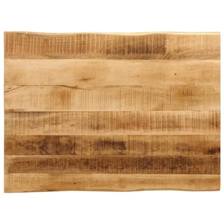 Solid mango wood natural edge table top 80x60x3.8 cm by , Table tops - Ref: Foro24-370692, Price: 78,92 €, Discount: %