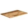 Solid mango wood natural edge table top 80x60x3.8 cm by , Table tops - Ref: Foro24-370692, Price: 78,92 €, Discount: %