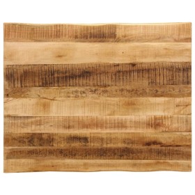 Solid mango wood natural edge table top 90x80x3.8 cm by , Table tops - Ref: Foro24-370699, Price: 118,04 €, Discount: %