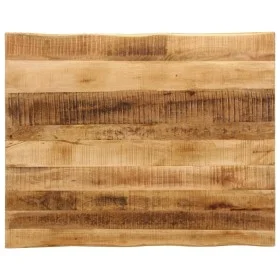 Solid mango wood natural edge table top 90x80x3.8 cm by , Table tops - Ref: Foro24-370699, Price: 116,14 €, Discount: %
