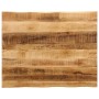 Massivholz-Tischplatte mit natürlicher Kante aus Mangoholz 90x80x3,8 cm. von , Tischplatten - Ref: Foro24-370699, Preis: 118,...