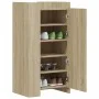 Shoe cabinet made of Sonoma oak engineered wood, measuring 52x37.5x100 cm. by , Shoe racks and shoe organizers - Ref: Foro24-...