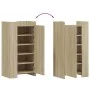 Shoe cabinet made of Sonoma oak engineered wood, measuring 52x37.5x100 cm. by , Shoe racks and shoe organizers - Ref: Foro24-...