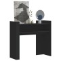 Black engineered wood console table 100x35x90 cm by , Side tables - Ref: Foro24-848466, Price: 66,40 €, Discount: %