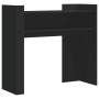 Black engineered wood console table 100x35x90 cm by , Side tables - Ref: Foro24-848466, Price: 66,40 €, Discount: %