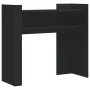 Black engineered wood console table 100x35x90 cm by , Side tables - Ref: Foro24-848466, Price: 65,40 €, Discount: %