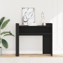 Black engineered wood console table 100x35x90 cm by , Side tables - Ref: Foro24-848466, Price: 66,40 €, Discount: %