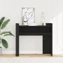 Black engineered wood console table 100x35x90 cm by , Side tables - Ref: Foro24-848466, Price: 65,40 €, Discount: %