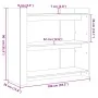 White engineered wood console table 100x35x90 cm by , Side tables - Ref: Foro24-848472, Price: 62,29 €, Discount: %