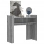 Engineered wood console table in Sonoma gray, 100x35x90 cm by , Side tables - Ref: Foro24-848470, Price: 66,65 €, Discount: %