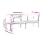 Set de sofás de jardín con cojines 2 piezas aluminio negro de , Conjuntos de jardín - Ref: Foro24-3283684, Precio: 330,49 €, ...