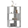 Eckregal 3 Ebenen Holz Grau Beton 50x50x102 cm von , Bücherregale und Regale - Ref: Foro24-852594, Preis: 54,04 €, Rabatt: %