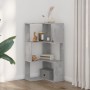 Eckregal 3 Ebenen Holz Grau Beton 50x50x102 cm von , Bücherregale und Regale - Ref: Foro24-852594, Preis: 54,04 €, Rabatt: %