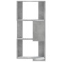 Eckregal 3 Ebenen Holz Grau Beton 50x50x102 cm von , Bücherregale und Regale - Ref: Foro24-852594, Preis: 54,04 €, Rabatt: %