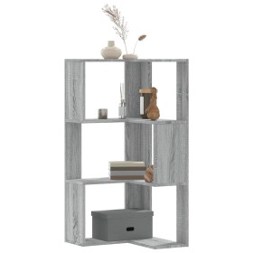Eckregal 3 Ebenen Holz Grau Sonoma 50x50x102 cm von , Bücherregale und Regale - Ref: Foro24-852596, Preis: 55,38 €, Rabatt: %