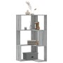 Eckregal 3 Ebenen Holz Grau Sonoma 50x50x102 cm von , Bücherregale und Regale - Ref: Foro24-852596, Preis: 55,38 €, Rabatt: %