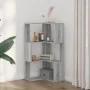 Corner shelf 3 levels gray Sonoma wood 50x50x102 cm by , Bookcases and shelves - Ref: Foro24-852596, Price: 54,58 €, Discount: %