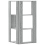 Eckregal 3 Ebenen Holz Grau Sonoma 50x50x102 cm von , Bücherregale und Regale - Ref: Foro24-852596, Preis: 55,38 €, Rabatt: %