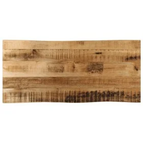 Solid mango wood natural edge table top 90x40x2.5 cm by , Table tops - Ref: Foro24-370659, Price: 63,08 €, Discount: %