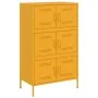 Gelber Senf-Stahlschrank 68x39x113 cm von , Sideboards - Ref: Foro24-842961, Preis: 150,52 €, Rabatt: %