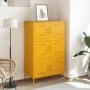 Gelber Senf-Stahlschrank 68x39x113 cm von , Sideboards - Ref: Foro24-842961, Preis: 150,52 €, Rabatt: %