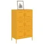 Gelber Senf-Stahlschrank 68x39x113 cm von , Sideboards - Ref: Foro24-842961, Preis: 150,52 €, Rabatt: %