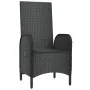 Gartenstühle 2 Einheiten aus schwarzem synthetischem Rattan von vidaXL, Gartenstühle - Ref: Foro24-310561, Preis: 233,22 €, R...